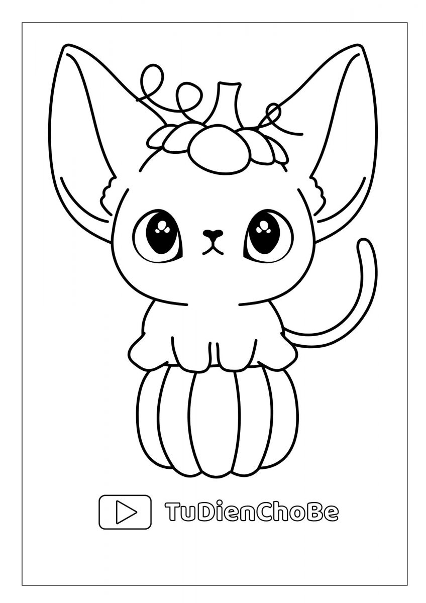 tranh tô màu mèo miễn phí, hình tô màu con mèo đẹp, tranh tô màu mèo dễ in