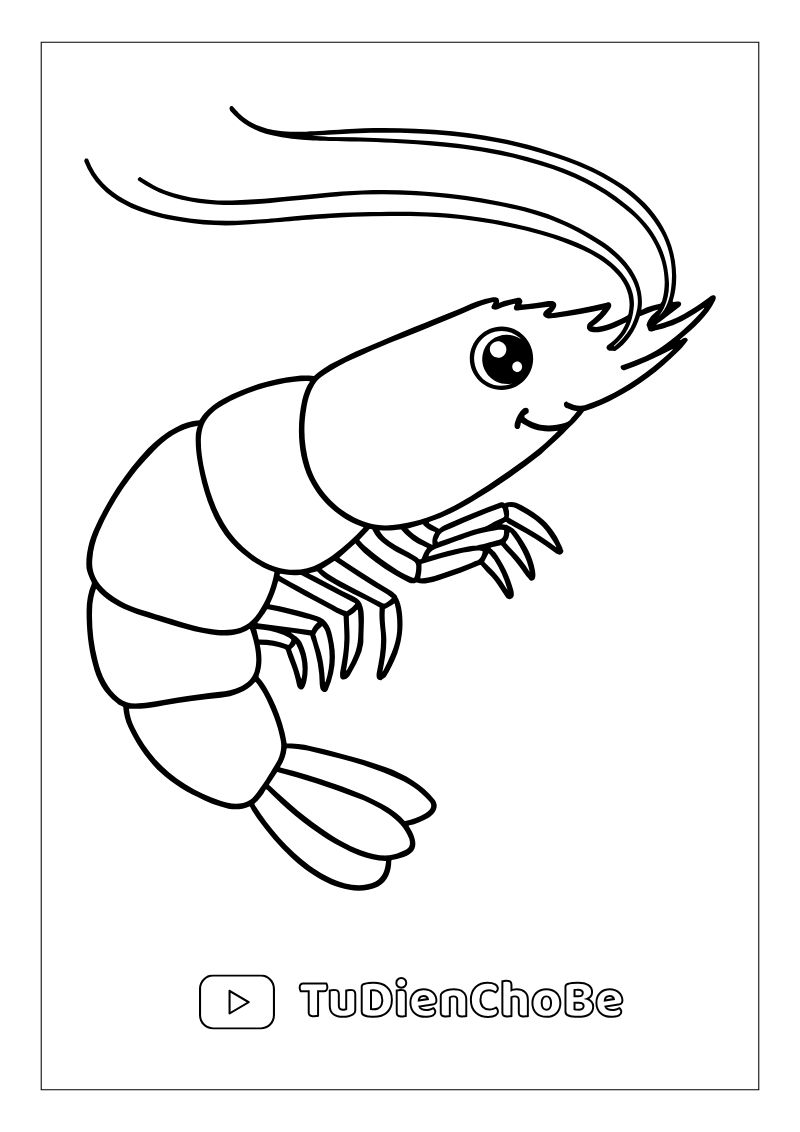 Tranh tô màu động vật biển cho bé – hình vẽ cá, rùa, bạch tuộc, sao biển dễ thương