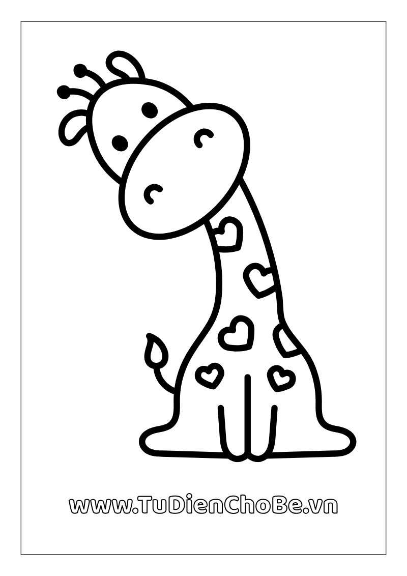 tranh tô màu hươu cao cổ, tranh tô màu hươu cao cổ cho bé, tranh tô màu hươu cao cổ miễn phí, tranh tô màu động vật hươu cao cổ, tranh tô màu hươu cao cổ dễ thương, tranh tô màu hươu cao cổ đẹp, tranh tô màu hươu cao cổ rõ nét, hình tô màu hươu cao cổ