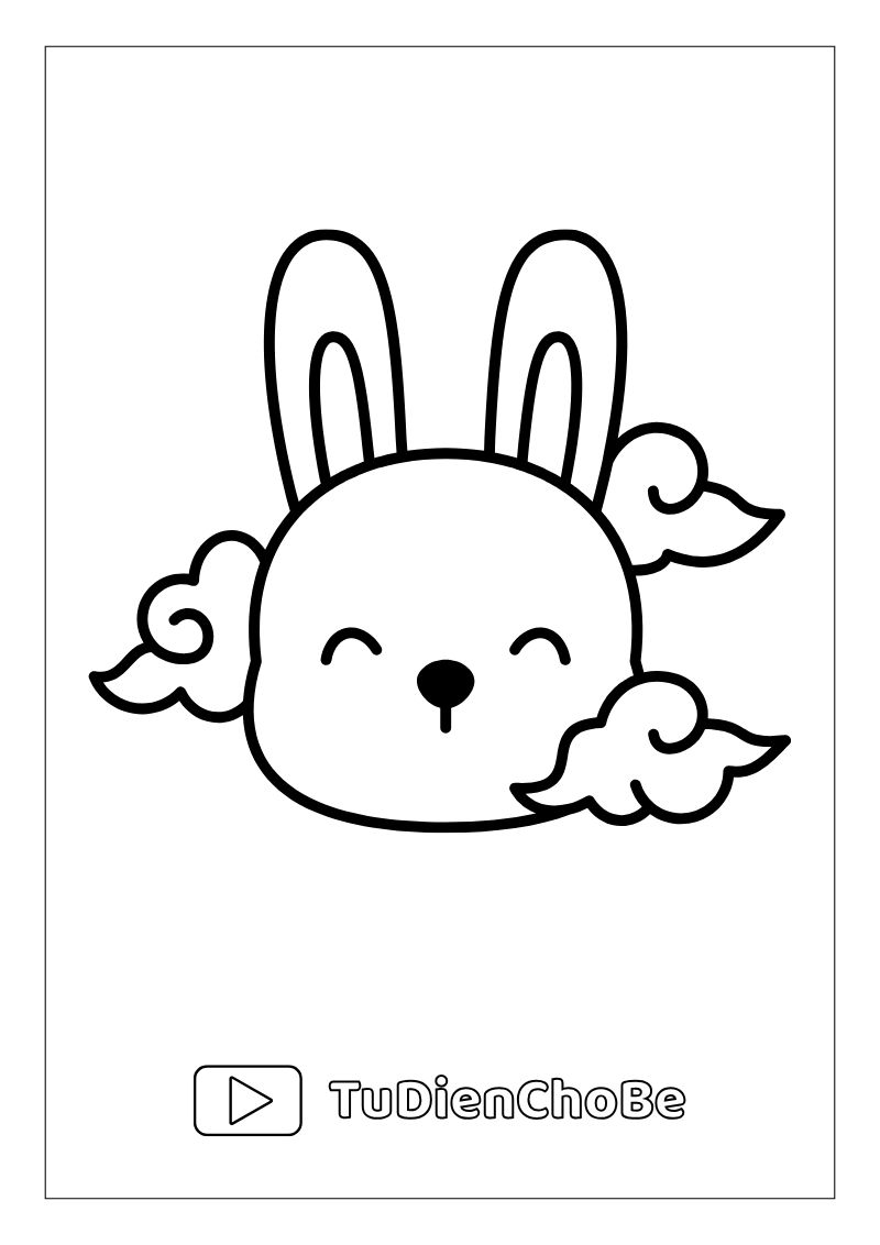 Tranh tô màu Tết Trung Thu cho bé, hình lồng đèn, múa lân, chị Hằng chú Cuội dễ thương, miễn phí tải về