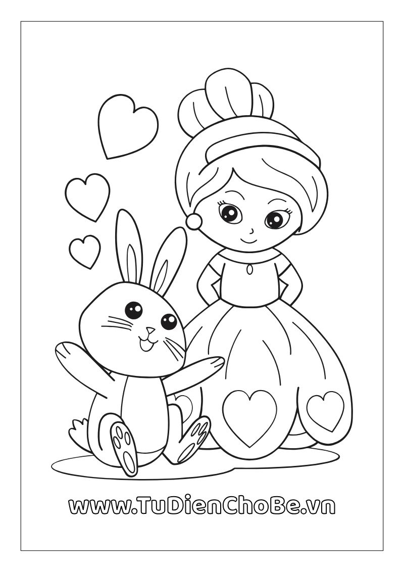 Tranh tô màu Tết Trung Thu cho bé, hình lồng đèn, múa lân, chị Hằng chú Cuội dễ thương, miễn phí tải về